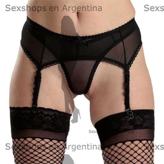 Portaligas de tul elastizado 